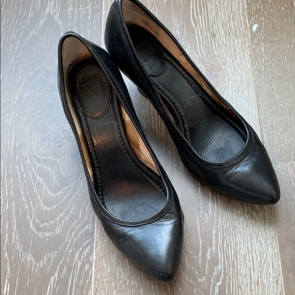 Frye black high heels 8.5